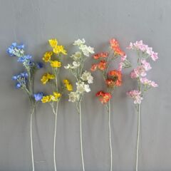 雀仔花小野花仿真花家居插花花瓶花材婚庆酒店绢花摆件人造花假花
