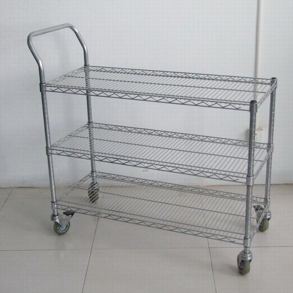 供应镀铬货架|烤漆置物架|线网系列|收纳|组合|储物加厚