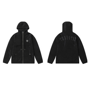 Spring and Autum New Export Trapstar American Fashion Letter Embroider Casual Hooded Windbreaker Jacket