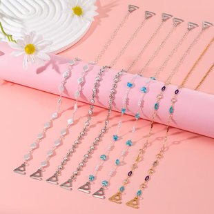 Summer New Non-slip Invisible Shoulder Straps Metal Butterfly Super Fairy Bra Straps Pearl Adjustable Shoulder Chain Classy