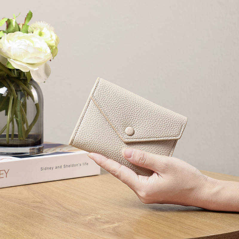 Haidao cartera pequeña cartera damas ultra delgada 2024 nuevo bolso de tarjeta de estudiante en una cartera de alto nivel sentido multifuncional