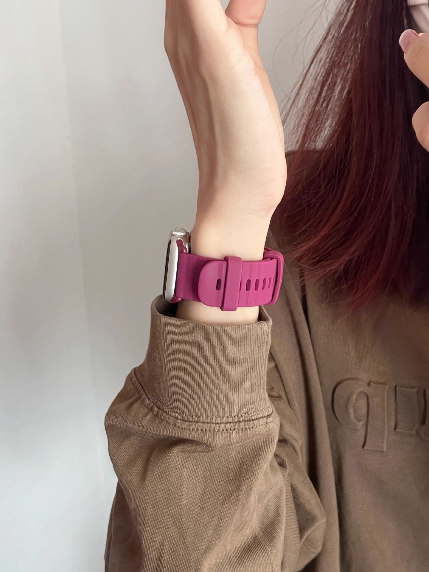 Adecuado para Apple Watch s8 correa de silicona de sentido avanzado nuevo iwatch10seultra9 creativo persianas SE