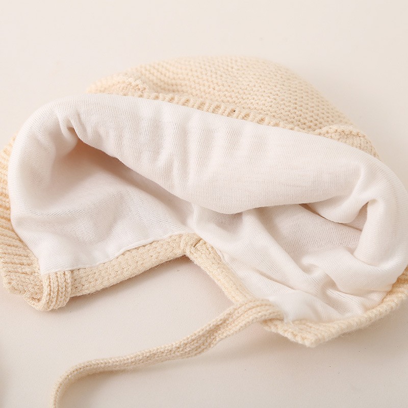 Protecciones para los oídos de los bebés y los niños, sombreros de lana para niños cálidos, sombreros de bebé para otoño e invierno, sombreros de punto para bebés lindos y súper lindos para hombres y mujeres