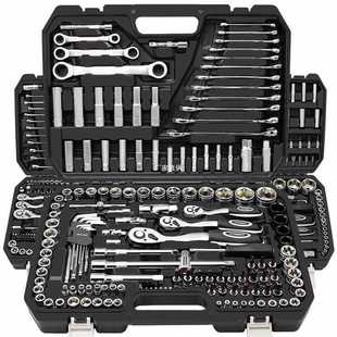 Wholesale red car repair tools suit car ratchet socket wrench complete collection auto repair casing multi-functional group