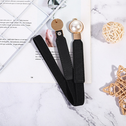  Summer Direct Manufacturer Supply Korean Style Alloy Button Fastener Women's Fashion Style Casual Elastic Band Waist Skirt