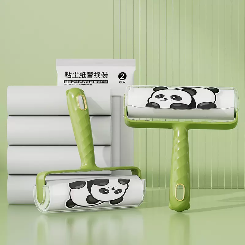 滚筒粘毛器宠物除毛器强力粘毛滚筒粘毛器可撕式纸沾毛滚筒刮毛器