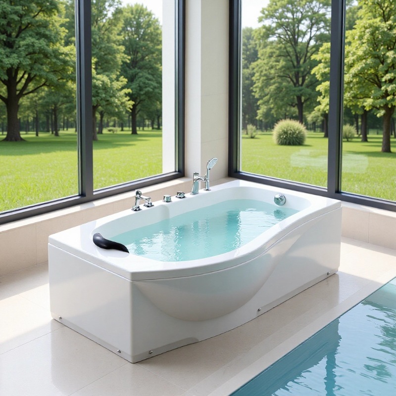 Home Bathroom Bathtub Small Apartment Single Hotel B&B Bath Tub Massage Bathtub Acrylic Factory