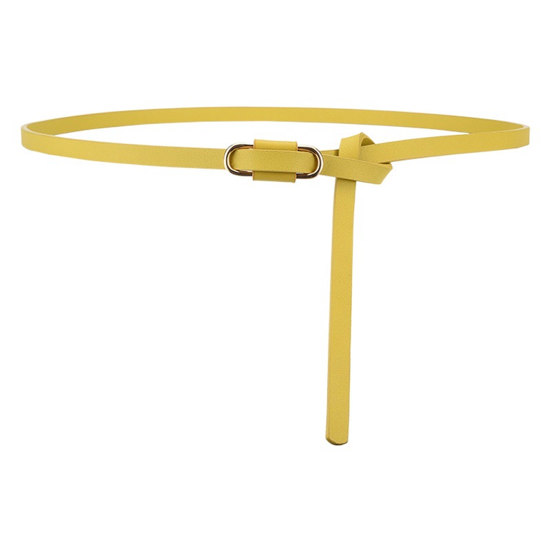 2023 nueva moda cinturón de ropa simple del todo fósforo traje de vestido decorativo de las mujeres Cinturón fino ventas directas de la fábrica