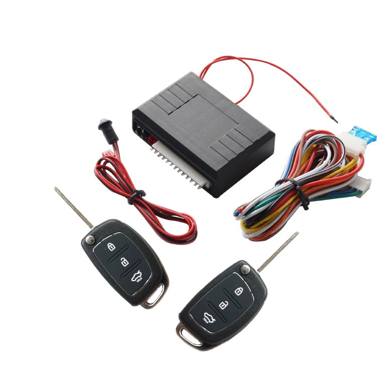Бездолетная английская упаковка 12V автомобильный дистанционный управляемый замок средней точности с вводимой ключом и ложкой открывает коробку