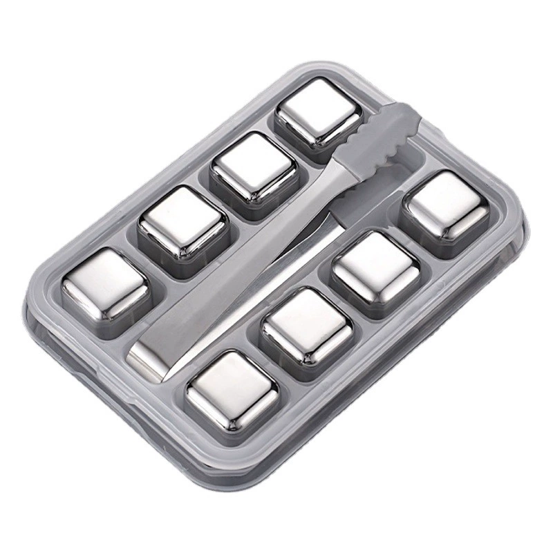 316 Творческий Кубик Льда Из Нержавеющей Стали Пищевой Замороженный Ледяной Виски Зерна Льда Ледяное Вино Камень Пиво Металлический Костюм Льда