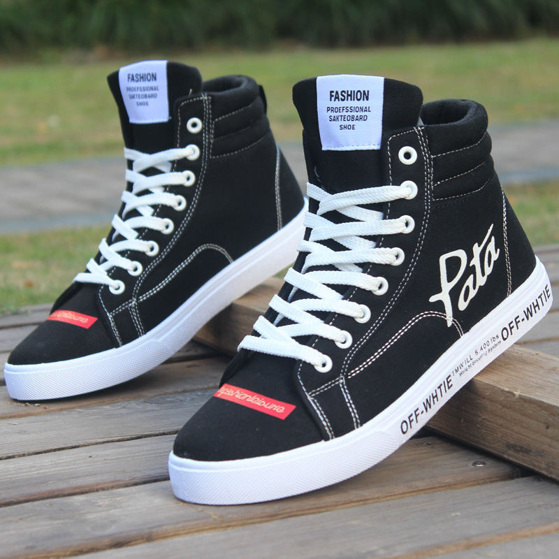 High-top shoes white sneakers sports cas...