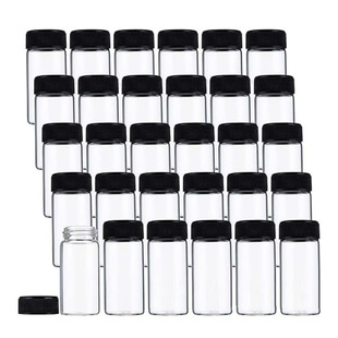 20ml High-Grade Transparent Ready-Made Essential Oil Glass Bottle Oil Screw-Top Trial Glass Bottle Sample Repackaging Vial