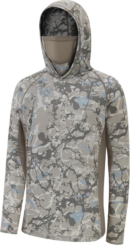 Bassdash Upf 50+ Men's Fishing Hoodie with Mask Camo Uv Long Sleeve Moisture Wicking Fs Bassdash Upf 50+ Men's Fishing Hoodie with Mask Camo Uv Long Sleeve Moisture Wicking Fs