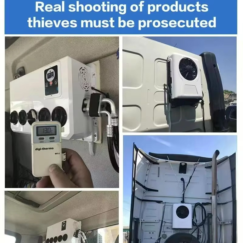 12V/24V Universal Inverter Silent Split Refrigeration Air Conditioner for Trucks and Vans