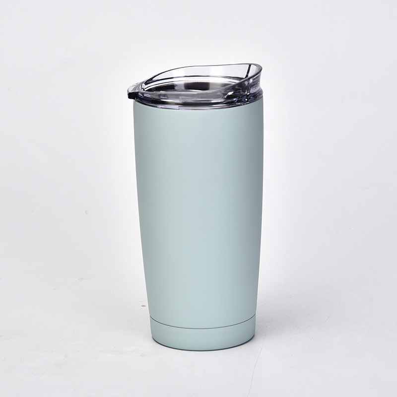 Double-couche En Acier Inoxydable Pratique Créative Tasse Bureau Accueil Loisirs De Voiture Tasse D'eau Avec De La Paille Isolation Portable Café Tasse display picture 6