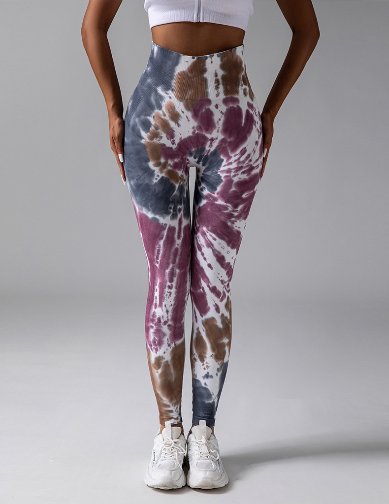 Casual Tie Dye Nylon Active Bottoms Leggings display picture 21