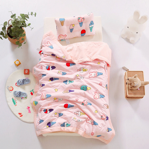 Summer quilt kindergarten nap quilt baby baby child summer cool quilt air conditioning quilt summer thin small quilt machine washable