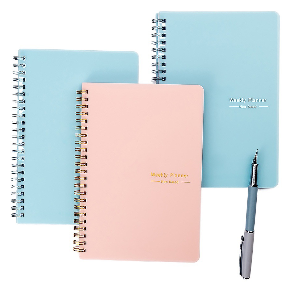 Transfronterizo A5 libro de bobina de inglés de alta apariencia de moda estudiante universitario libro de oficina ins estilo cuaderno artístico estilo fresco