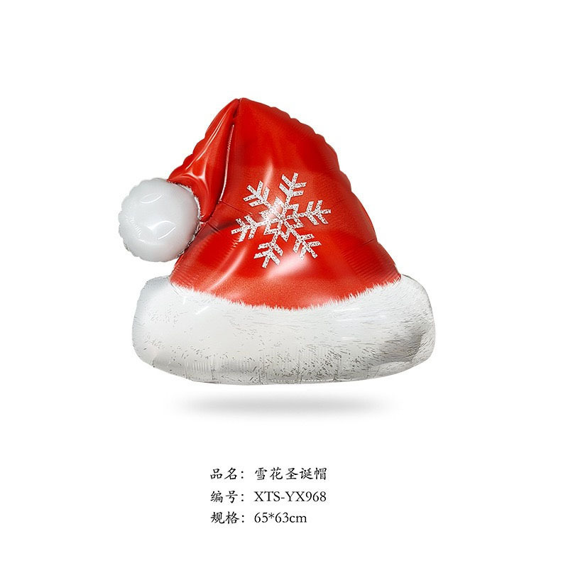 クロスボーダークリスマスサンタクロース杖ヘラジカスノーフレーク雪だるま漫画アルミフィルムバルーンクリスマスパーティー装飾ボール|undefined