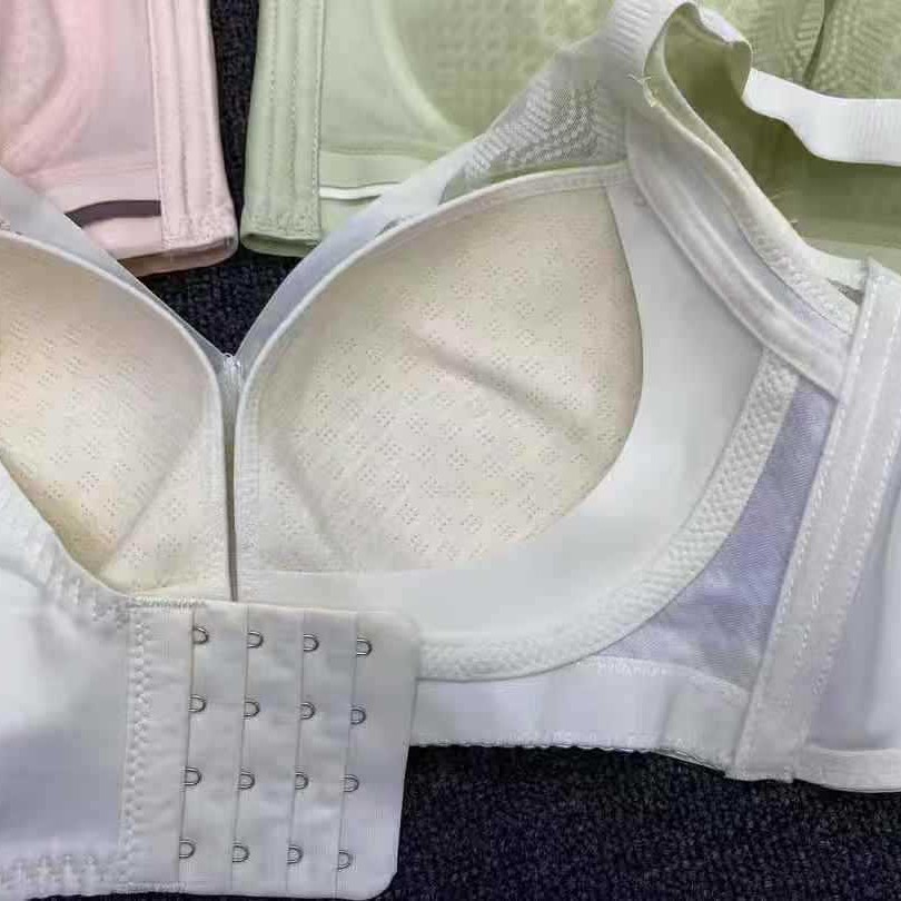 852# inventario de bajo precio de lateración de encaje cruzada sin anillo de acero ropa interior para chicas pechos pequeños mostrando un bra ajustado para mujeres grandes