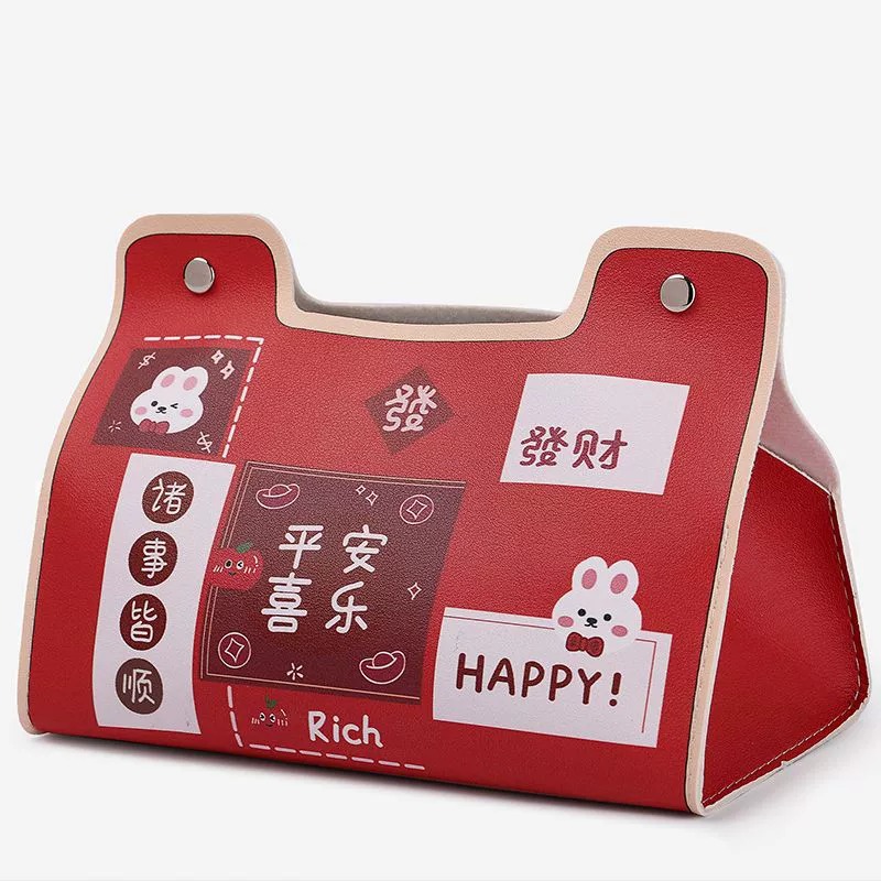 Caja de pañuelos de dibujos animados para ganar dinero, soporte para pañuelos, caja de pañuelos multifuncional para el hogar, dormitorio, coche, mesa de centro, caja de almacenamiento, multiusos