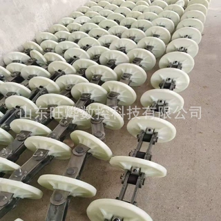 抗静电增强pa66尼龙链盘不断裂管链机链盘钢丝绳管链输送机链盘