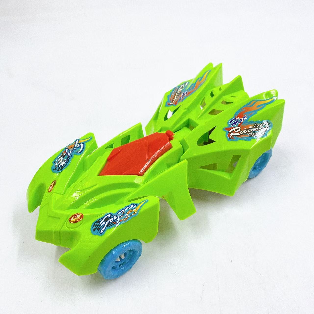 Juguetes de carreras de cable plegables deformables modelo de coche de color ferrule estand juguetes para niños al por mayor 2 yuanes