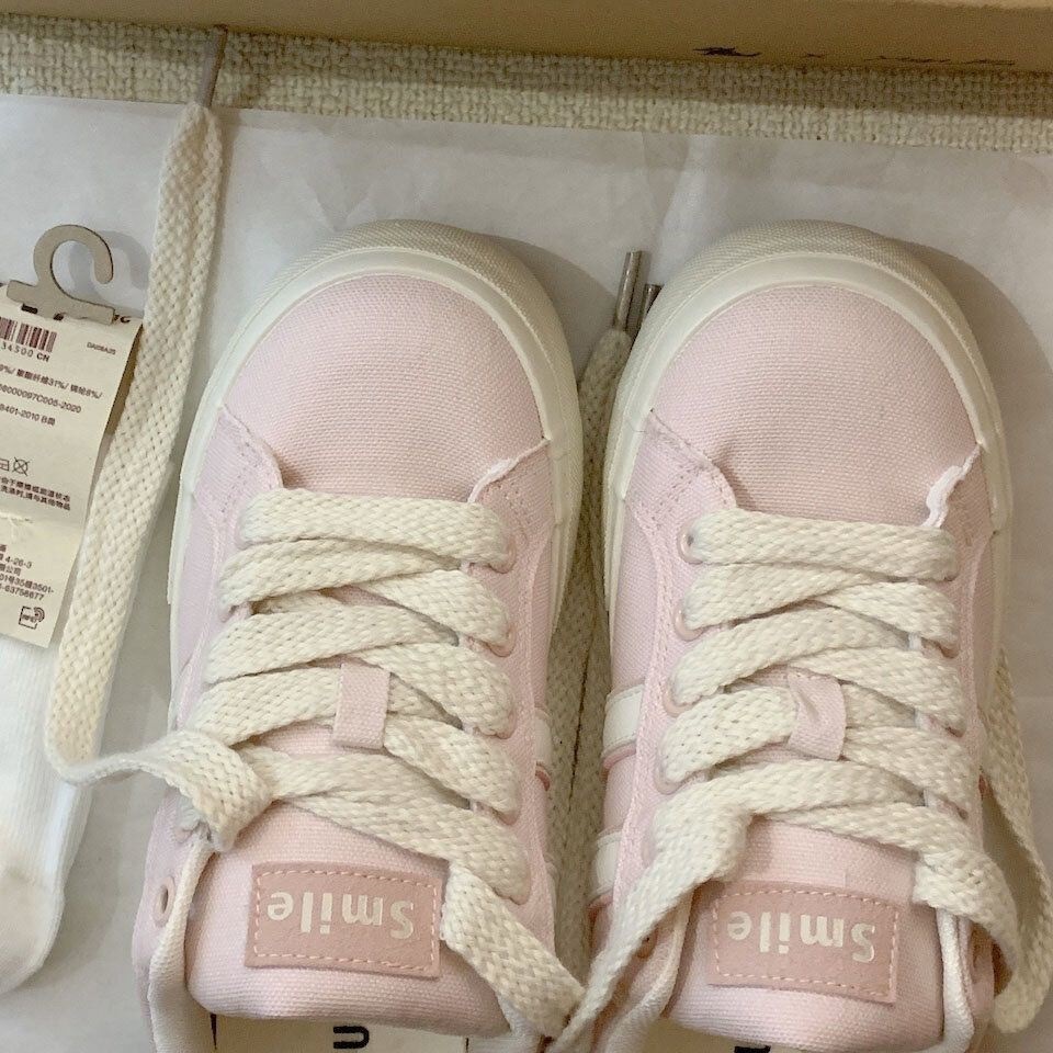 厚底小白鞋女2025新款春季帆布鞋学生休闲鞋子配裙子百搭小众板鞋