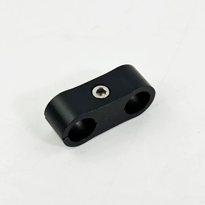 Other brake systems Hose Double-Hole Clamp Separation Buckle - black-an8