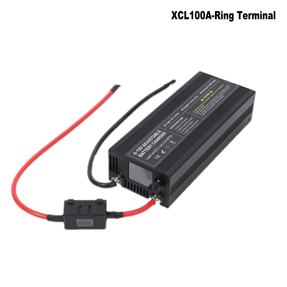磷酸铁锂充电器14.6V/12.6V100A适配器锂电池快充安全防护认证