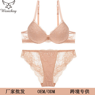 (Cross-border trading), sexy underwear, push up bra, supporting lace set