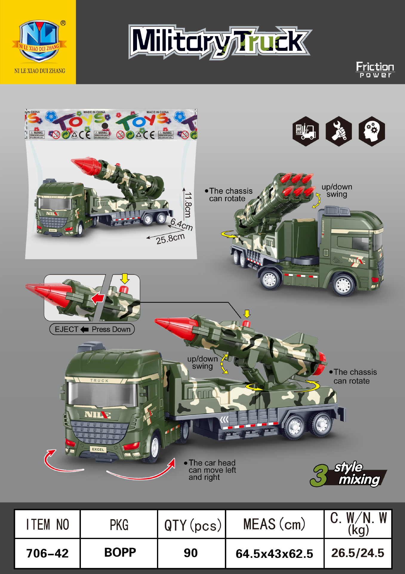 706 - 42 vehículos (aprobación de caja completa)