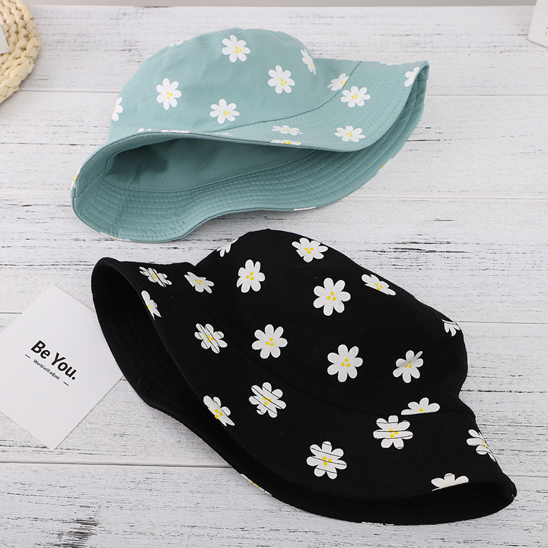 Unisex Casual Flower Wide Eaves Bucket Hat display picture 4
