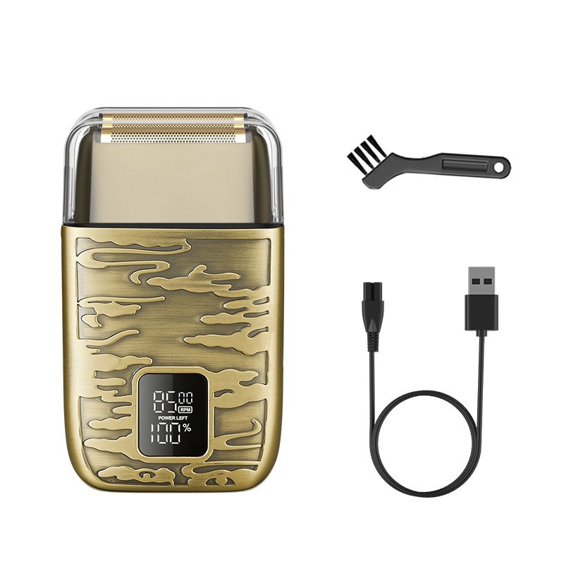 3-cuchillo eléctrico Red de vaivén hombres máquina de afeitar blanqueamiento dispositivo multifunción maquinilla de afeitar hogar Calvo pelo Clipper