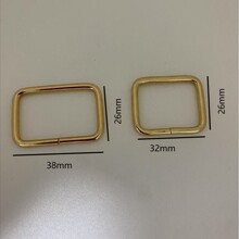 箱包五金配件  铁线线扣 方形