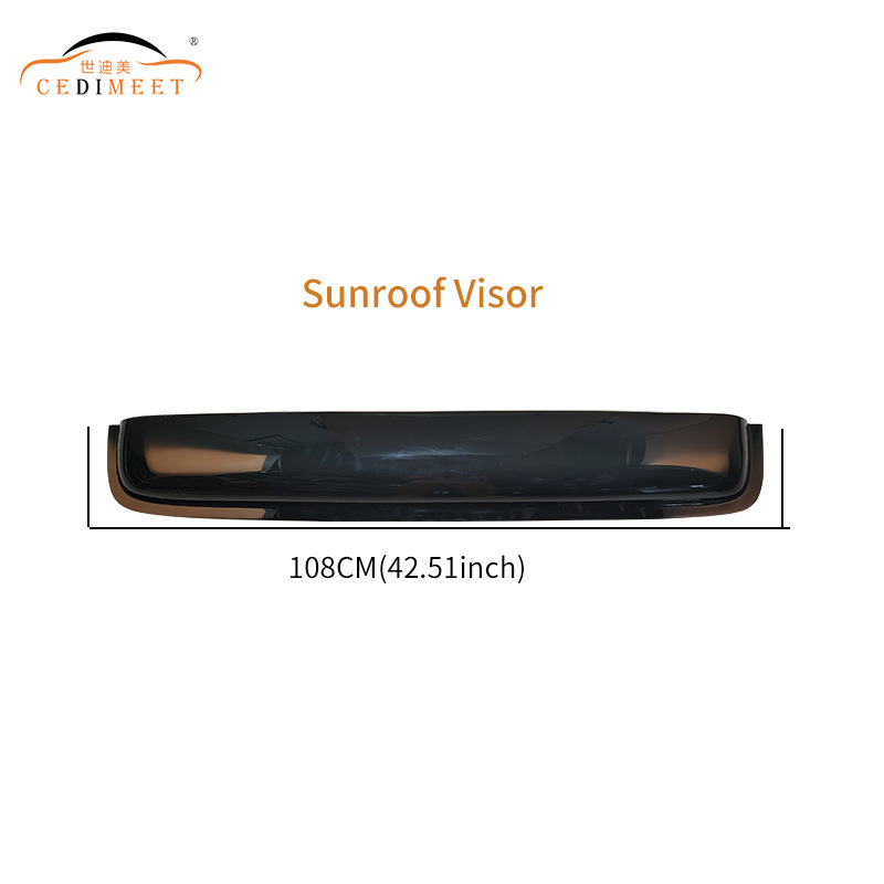 Factory Direct acrylic material car interior universal sunroof sunshade sun protection rain shield window sunshade
