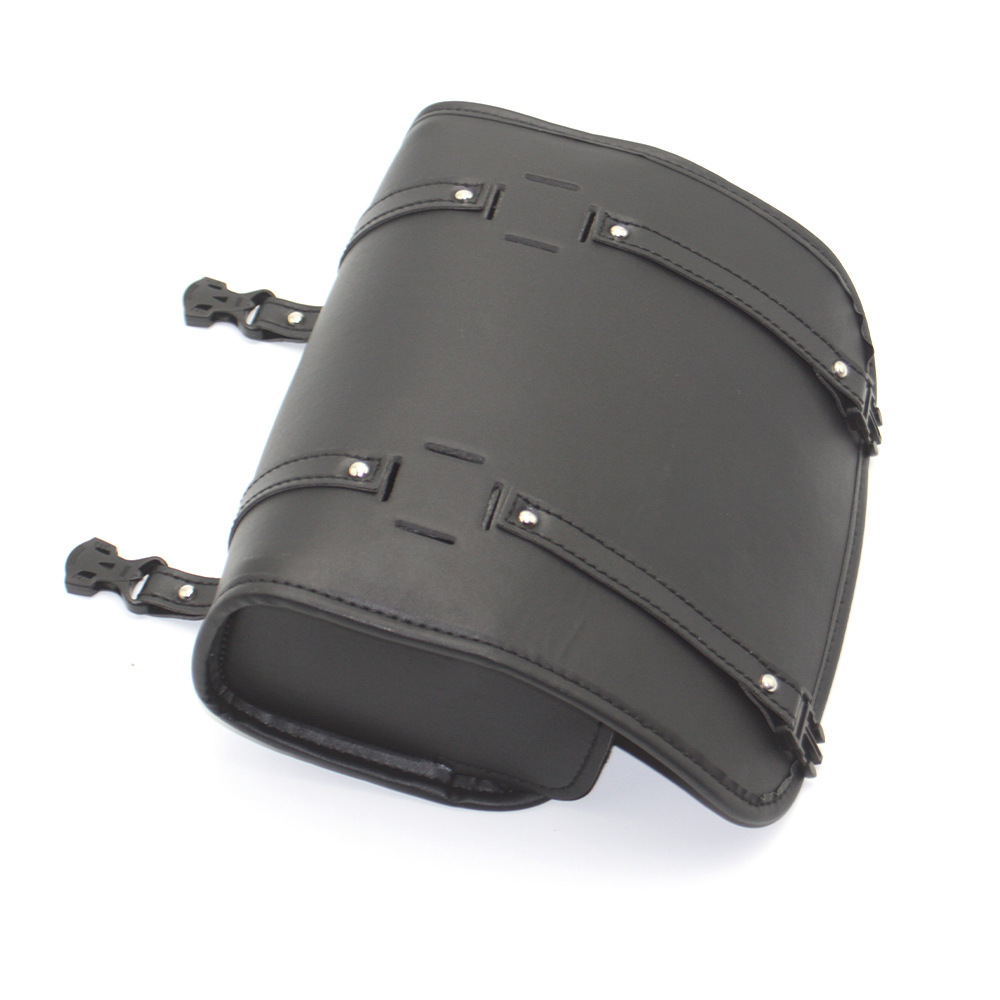 Motorcycle electric car head bag leather waterproof retro motorcycle bag battery riding kit factory direct sales