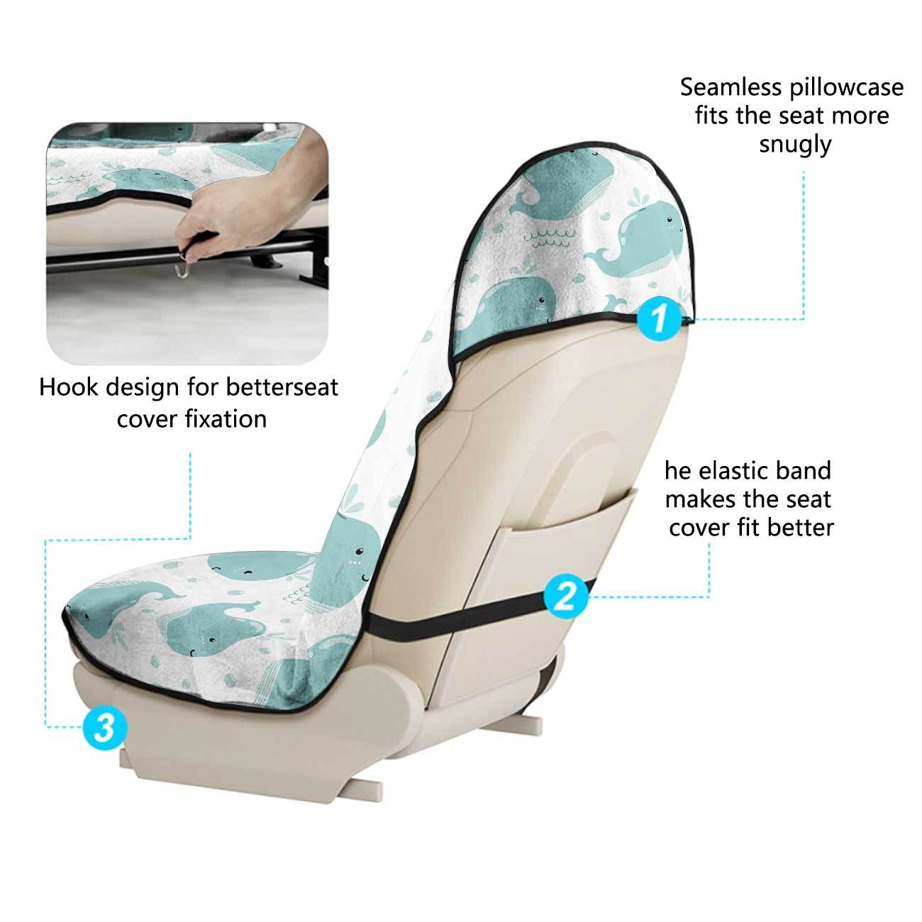 Marine seat towel cover front seat protector suitable for gym and exercise, universal for all seasons and car use