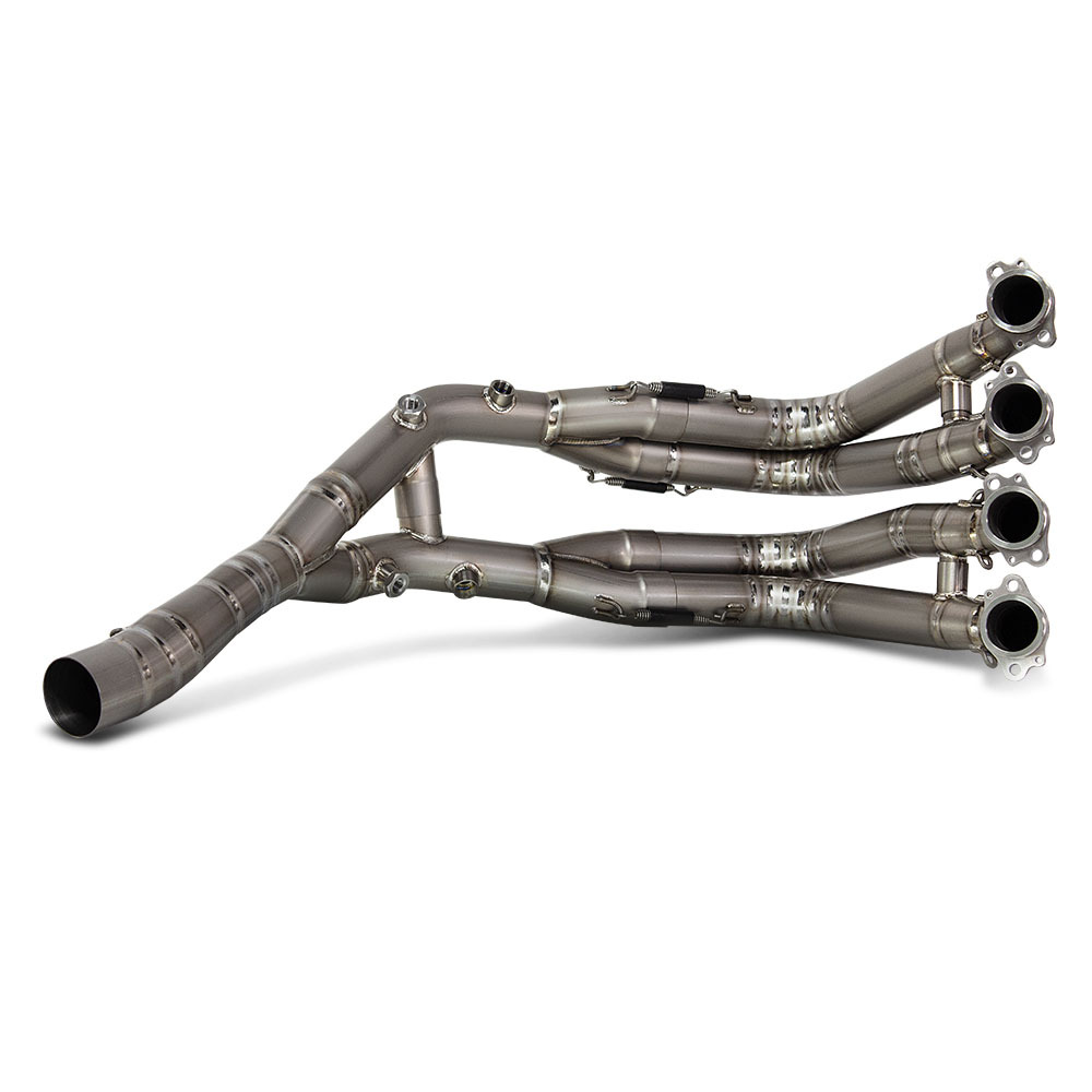 Suitable for Motorcycle Exhaust Pipe Modification S1000R/Rr Titanium Alloy Front Section 59mm 2019-2025