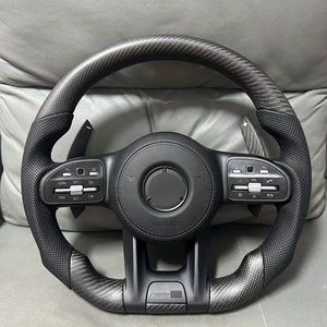 Special upgrade for Mercedes-Benz C steering wheel, modified for the new C260L, C43, C200, AMG-class, matte carbon fiber assembly