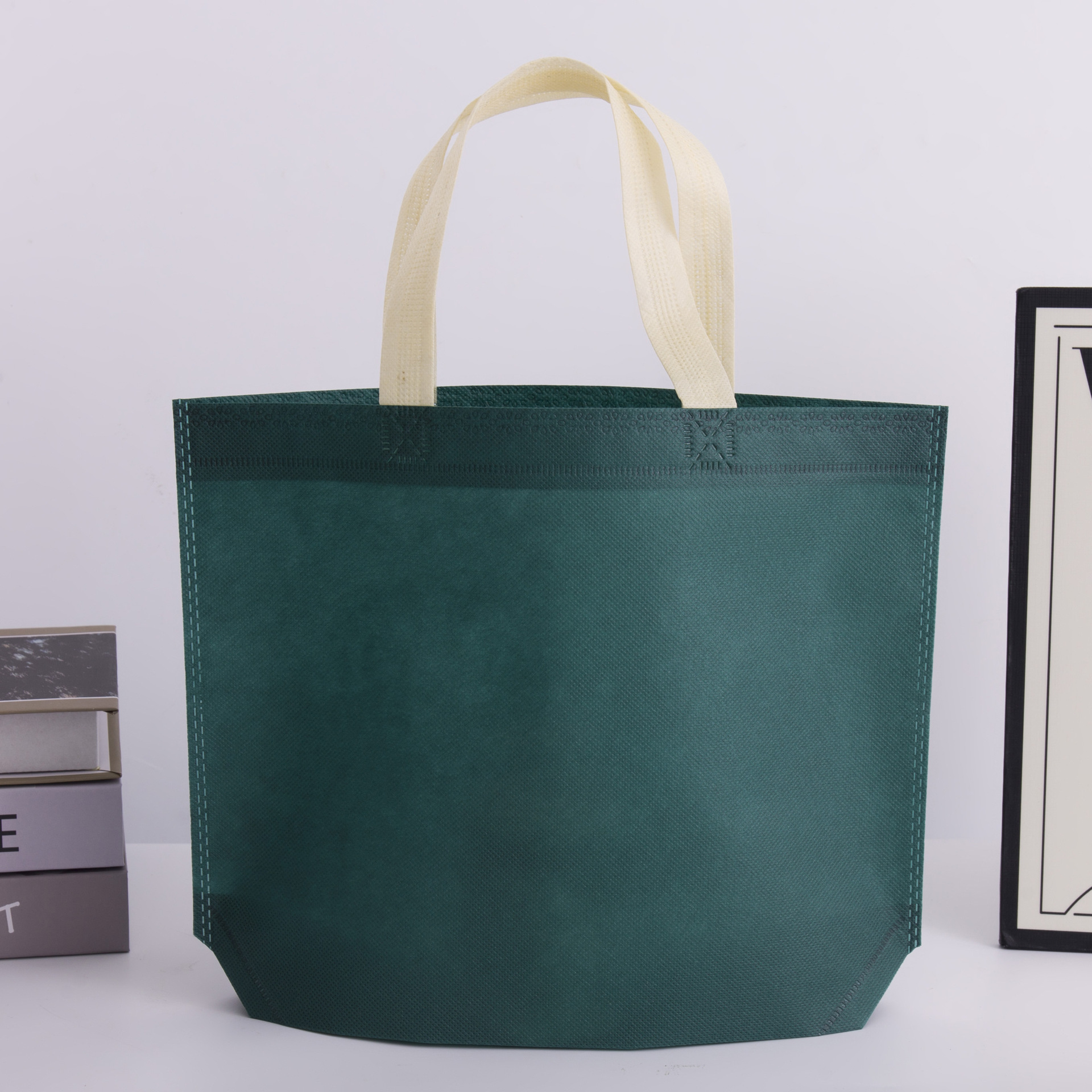 진한 녹색 가방*가로 33*세로 26*하단 10 (휴대용 일반)