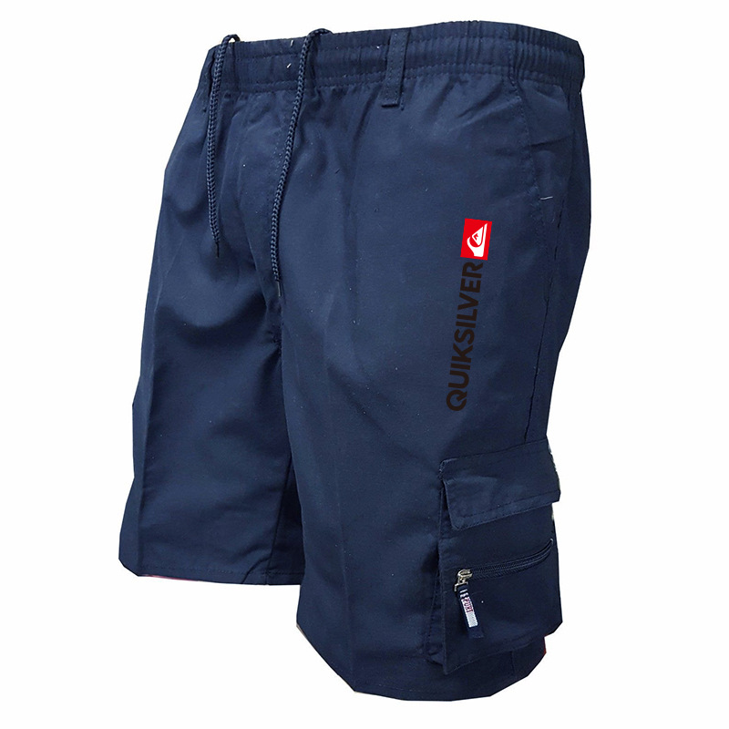 Cross-border moda multi-Bolsillo ropa de trabajo pantalones cortos de los hombres casual quinto pantalones de comercio exterior Amazon Venta caliente guardapolvos