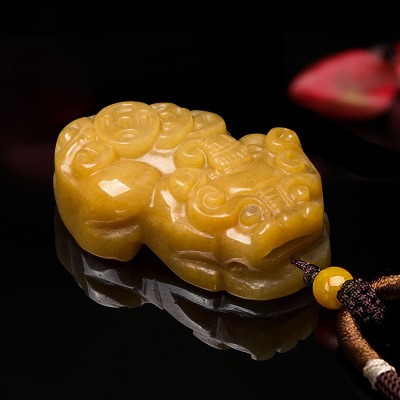 natural Xinjiang Watkins Lucky brave troops Exorcise evil spirits Primary care Jade pendants gobi Yu Huang Jade Pendant Jade article wholesale