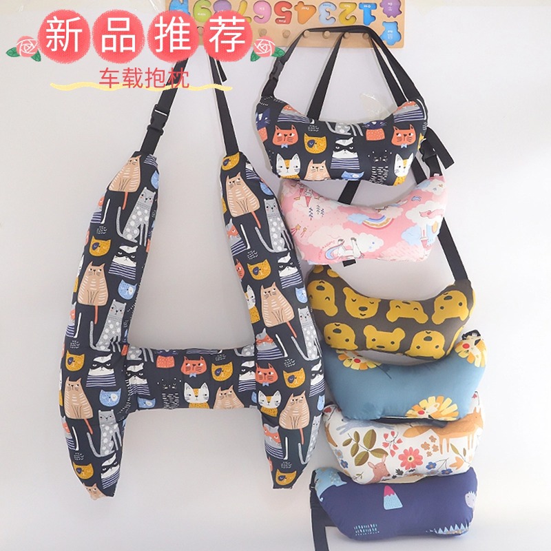 어린이용 자동차 헤드레스트 침대 인공물 자동차 베개 자동차 어깨 베개 뒷목 베개 자동차 베개