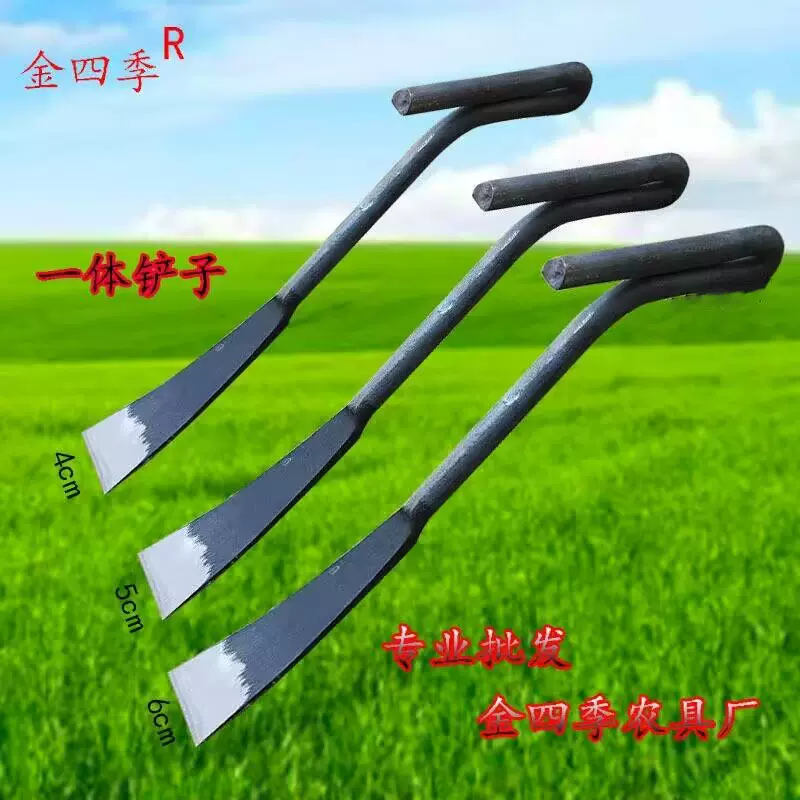 锻打一体蒜铲子家用野菜铲菜园栽菜户外松土除草园艺工具