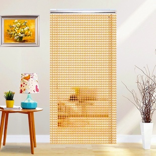 ✅ Customized Bean Bead Curtain Door Curtain Plastic Finished Acrylic Waterproof Crystal Entrance Curtain Partition Decoration Wholesale Free