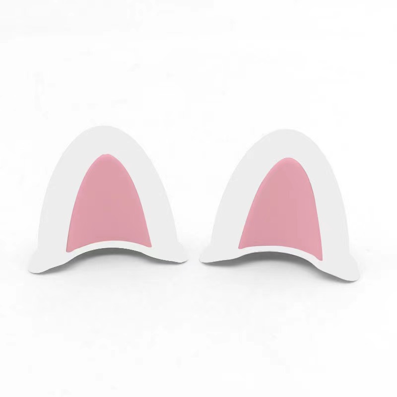 Auto Parts and Accessories, Universal Motorcycle Helmet Horns - pair-of-two-color-whitepink