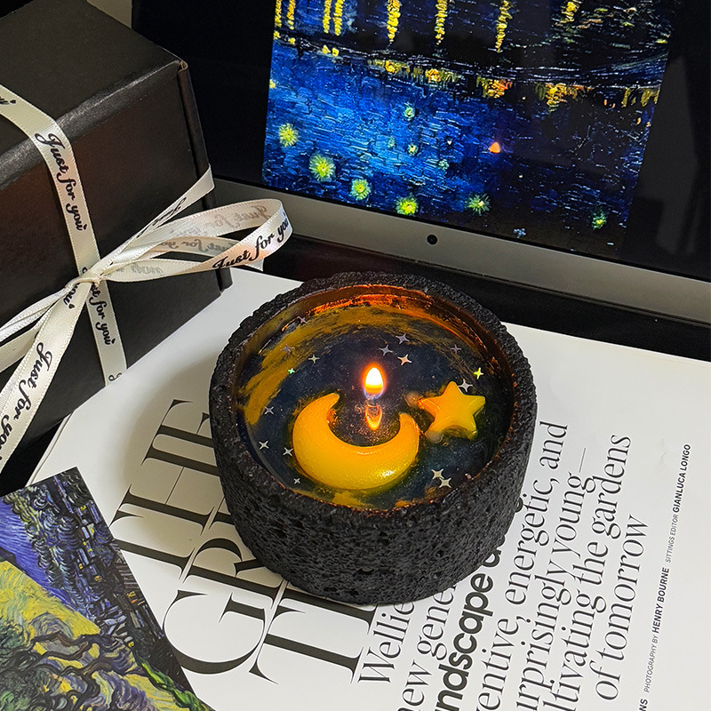 月亮融化了ins高级氛围感香薰蜡烛 生日礼物送女生闺蜜实用伴手礼|undefined