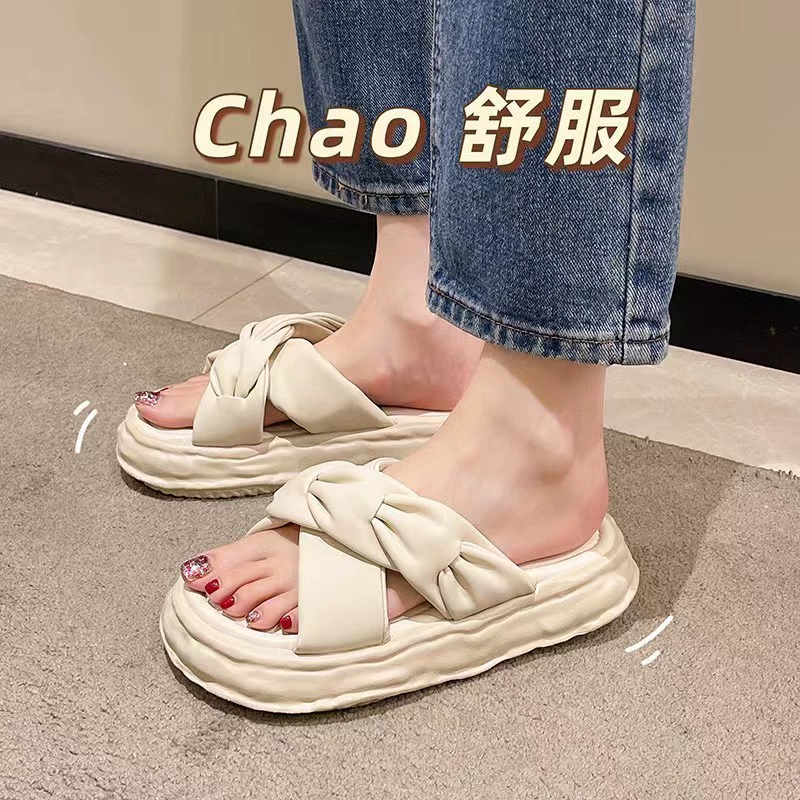 Summer slippers for leisure, 2023, soft sole
