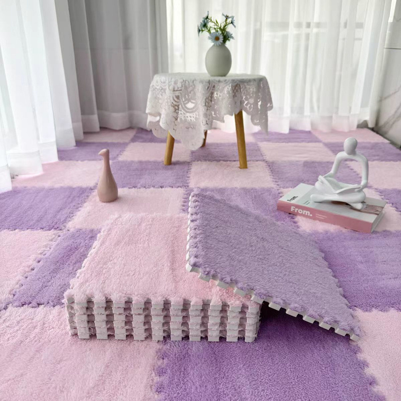 Alfombras de peluche dormitorio sala de estar gruesa almohadilla de arroz terraza mantas de cama balcón ventana flotante cojín cojín doméstico